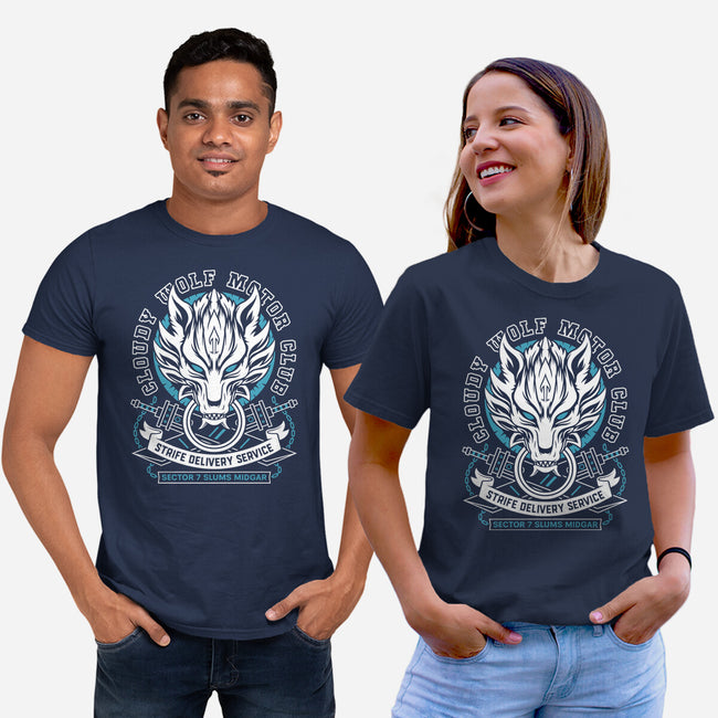 Cloudy Wolf Midgar Motor-Unisex-Basic-Tee-LAGELANTEE