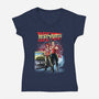 Back To The Element-Womens-V-Neck-Tee-zascanauta