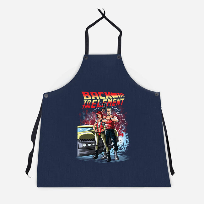 Back To The Element-Unisex-Kitchen-Apron-zascanauta