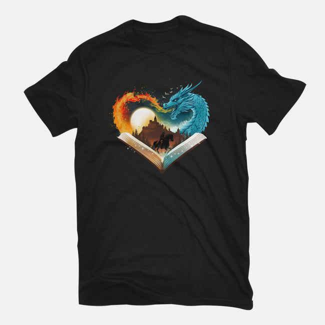 Book Of Brave Heart-Womens-Basic-Tee-dandingeroz