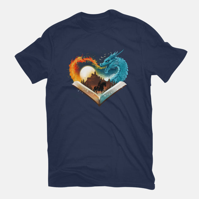 Book Of Brave Heart-Womens-Basic-Tee-dandingeroz