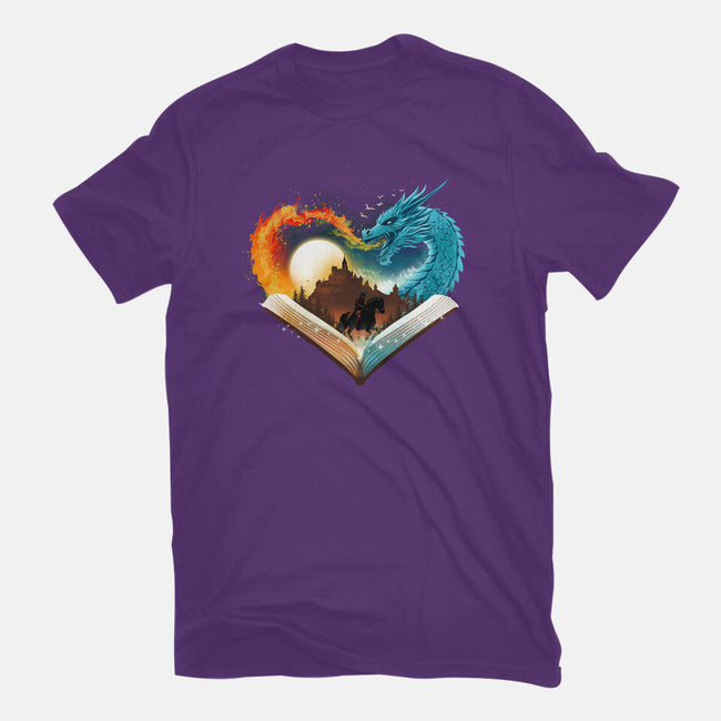 Book Of Brave Heart-Womens-Basic-Tee-dandingeroz