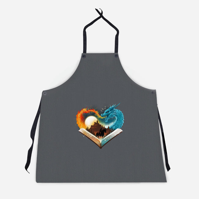 Book Of Brave Heart-Unisex-Kitchen-Apron-dandingeroz