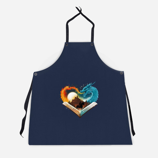 Book Of Brave Heart-Unisex-Kitchen-Apron-dandingeroz