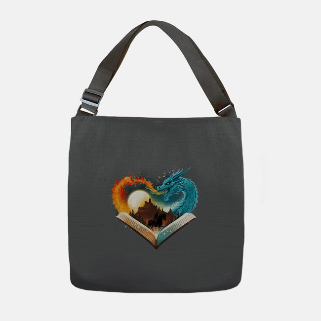 Book Of Brave Heart-None-Adjustable Tote-Bag-dandingeroz
