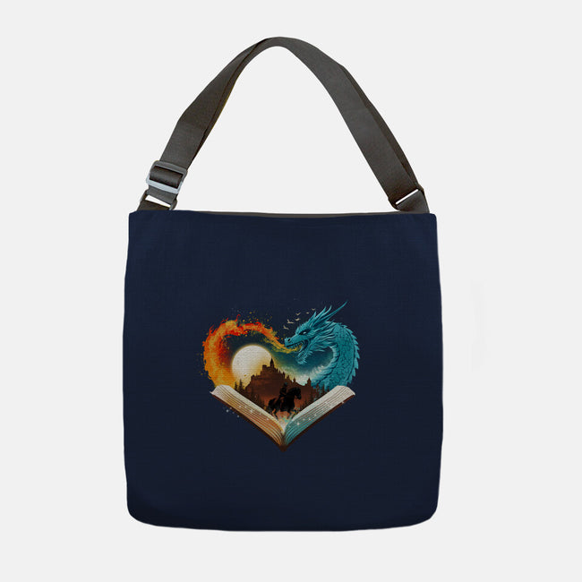 Book Of Brave Heart-None-Adjustable Tote-Bag-dandingeroz