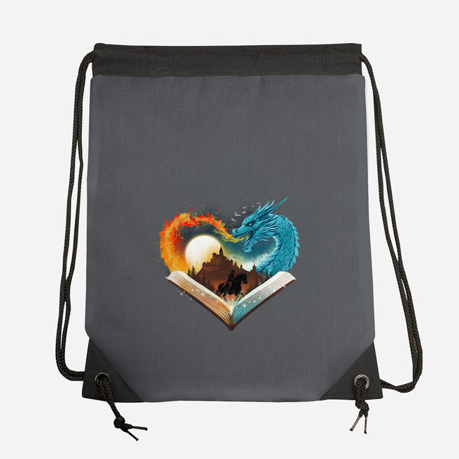 Book Of Brave Heart-None-Drawstring-Bag-dandingeroz