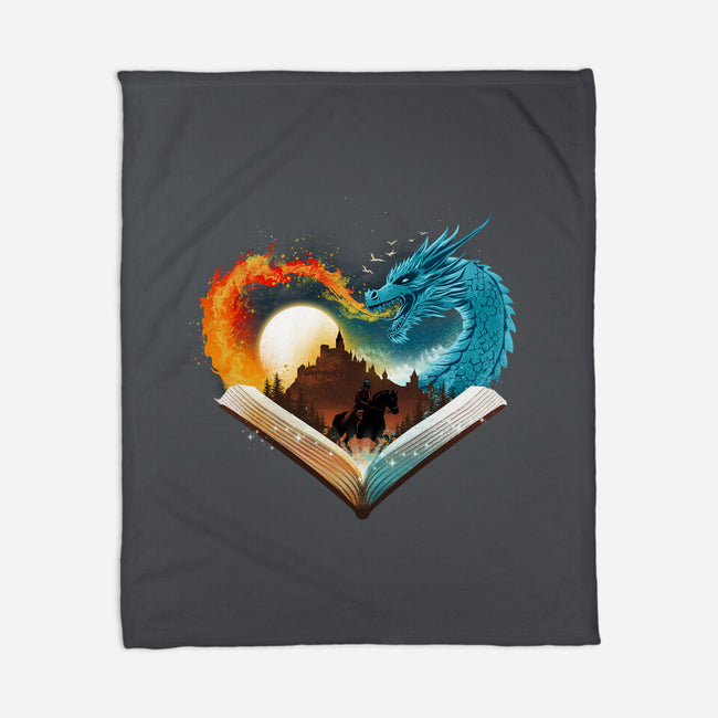 Book Of Brave Heart-None-Fleece-Blanket-dandingeroz
