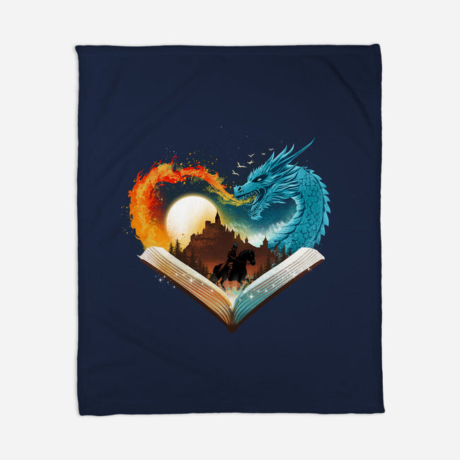 Book Of Brave Heart-None-Fleece-Blanket-dandingeroz