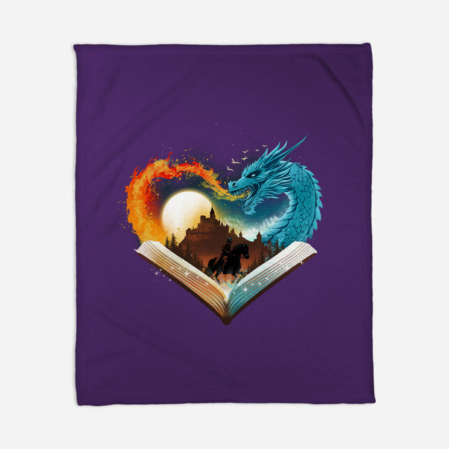 Book Of Brave Heart-None-Fleece-Blanket-dandingeroz