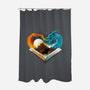 Book Of Brave Heart-None-Polyester-Shower Curtain-dandingeroz