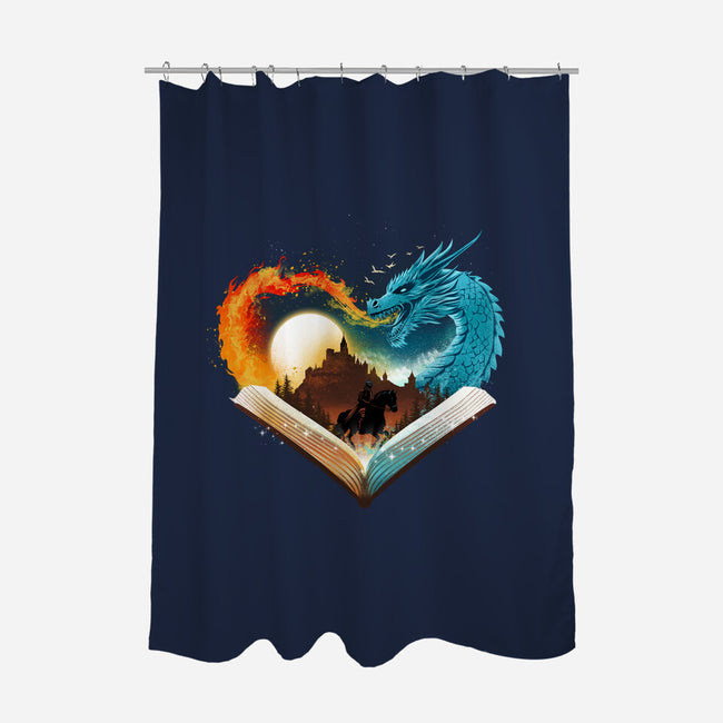 Book Of Brave Heart-None-Polyester-Shower Curtain-dandingeroz