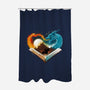 Book Of Brave Heart-None-Polyester-Shower Curtain-dandingeroz