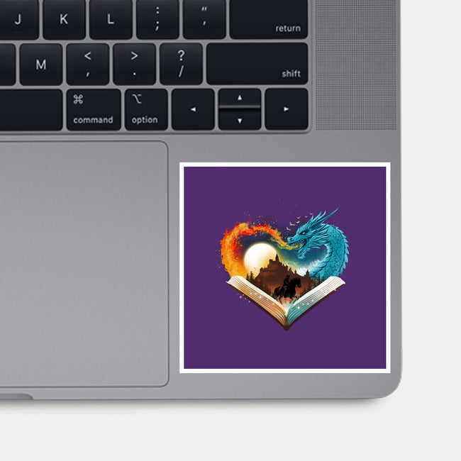 Book Of Brave Heart-None-Glossy-Sticker-dandingeroz