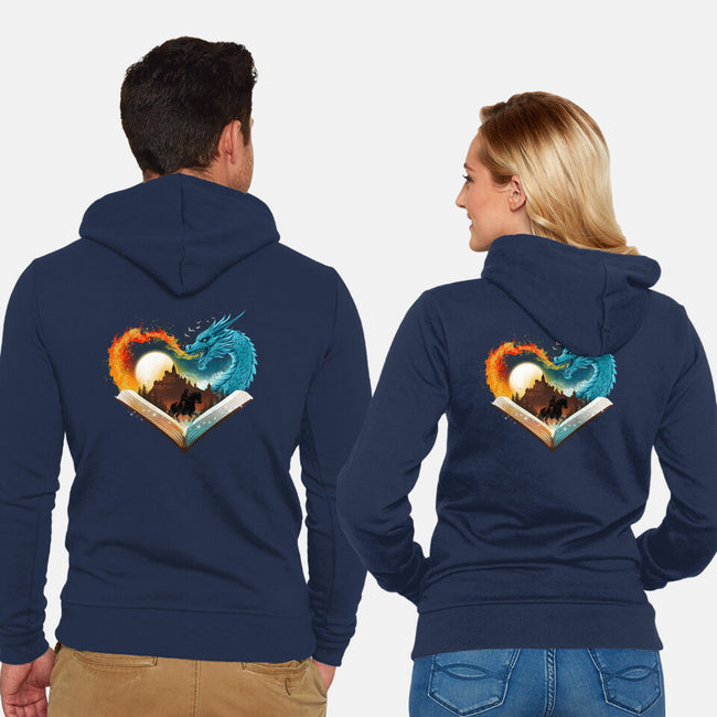Book Of Brave Heart-Unisex-Zip-Up-Sweatshirt-dandingeroz