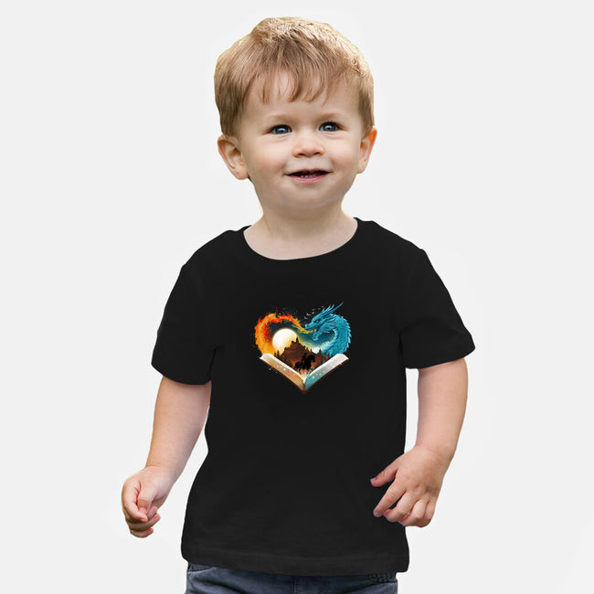 Book Of Brave Heart-Baby-Basic-Tee-dandingeroz