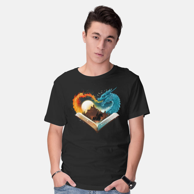Book Of Brave Heart-Mens-Basic-Tee-dandingeroz