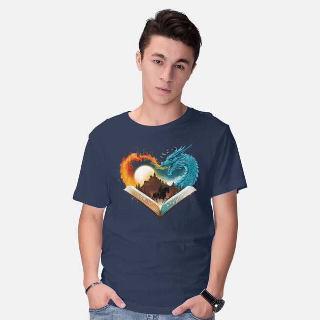 Book Of Brave Heart-Mens-Basic-Tee-dandingeroz