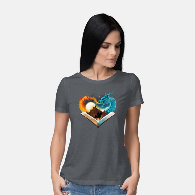 Book Of Brave Heart-Womens-Basic-Tee-dandingeroz