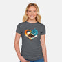 Book Of Brave Heart-Womens-Fitted-Tee-dandingeroz