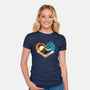 Book Of Brave Heart-Womens-Fitted-Tee-dandingeroz