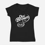 Back To The Flavor-Womens-V-Neck-Tee-retrodivision