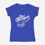Back To The Flavor-Womens-V-Neck-Tee-retrodivision