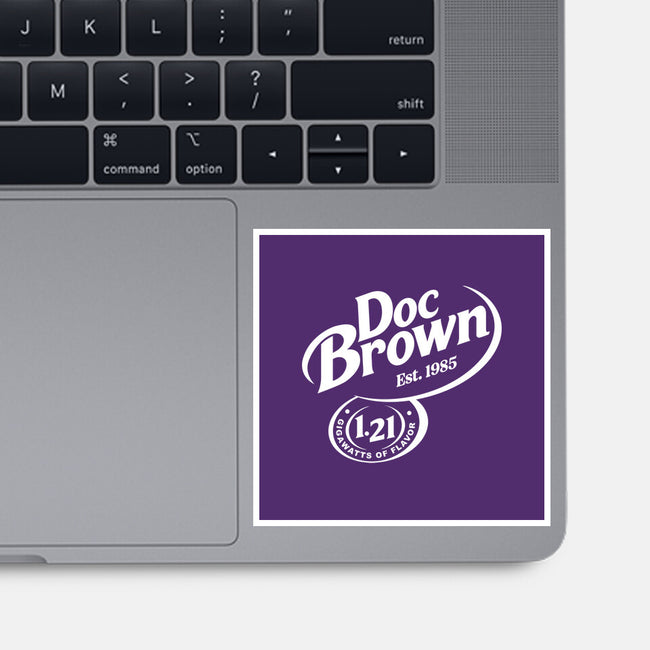 Back To The Flavor-None-Glossy-Sticker-retrodivision