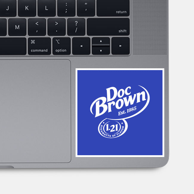 Back To The Flavor-None-Glossy-Sticker-retrodivision