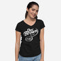 Back To The Flavor-Womens-V-Neck-Tee-retrodivision