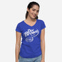 Back To The Flavor-Womens-V-Neck-Tee-retrodivision