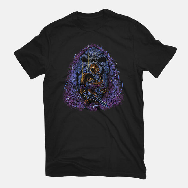 Battle For The Universe-Mens-Heavyweight-Tee-glitchygorilla