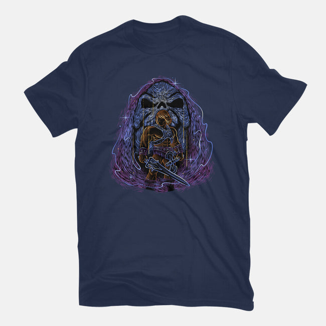 Battle For The Universe-Mens-Heavyweight-Tee-glitchygorilla