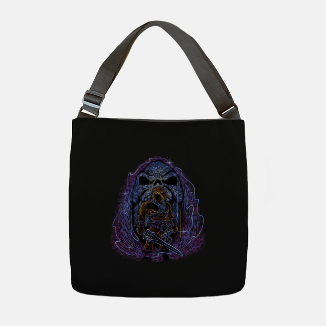 Battle For The Universe-None-Adjustable Tote-Bag-glitchygorilla