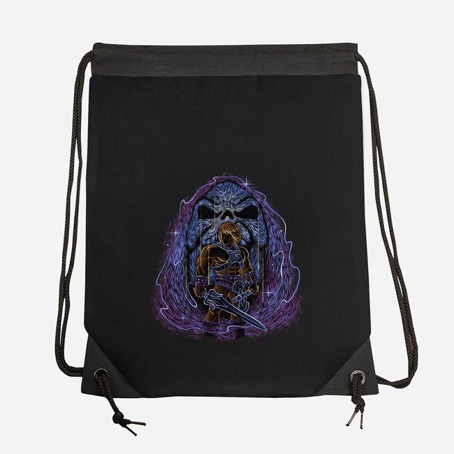 Battle For The Universe-None-Drawstring-Bag-glitchygorilla