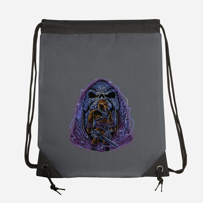 Battle For The Universe-None-Drawstring-Bag-glitchygorilla