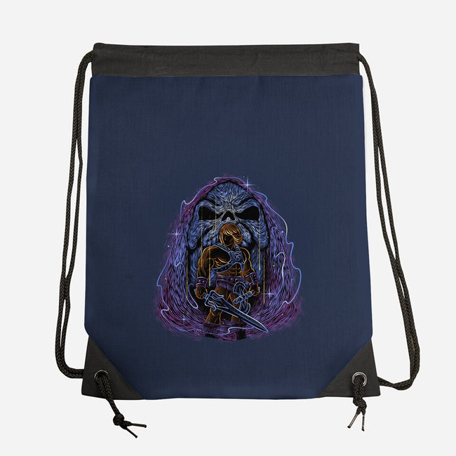Battle For The Universe-None-Drawstring-Bag-glitchygorilla