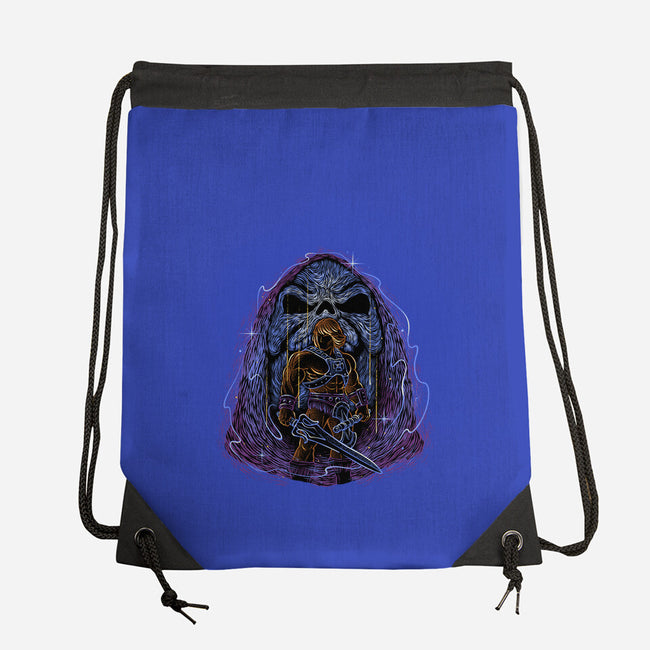Battle For The Universe-None-Drawstring-Bag-glitchygorilla