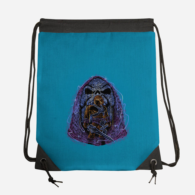Battle For The Universe-None-Drawstring-Bag-glitchygorilla