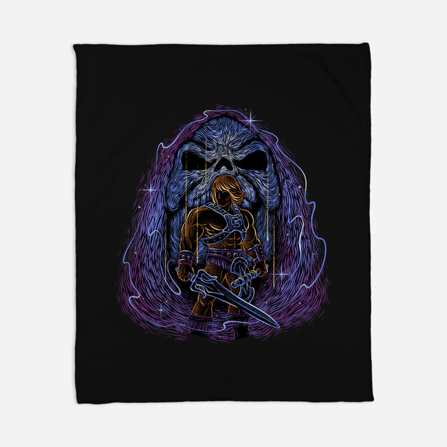 Battle For The Universe-None-Fleece-Blanket-glitchygorilla