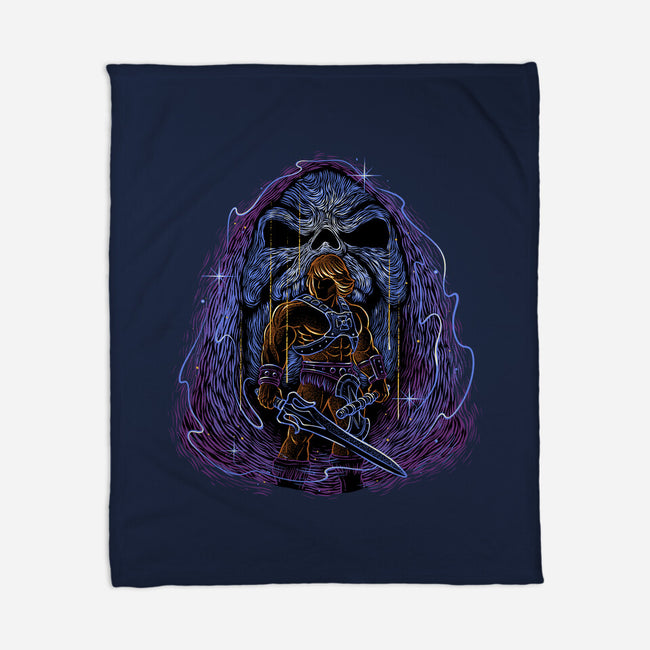 Battle For The Universe-None-Fleece-Blanket-glitchygorilla