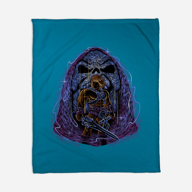Battle For The Universe-None-Fleece-Blanket-glitchygorilla