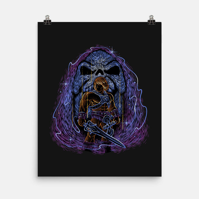 Battle For The Universe-None-Matte-Poster-glitchygorilla