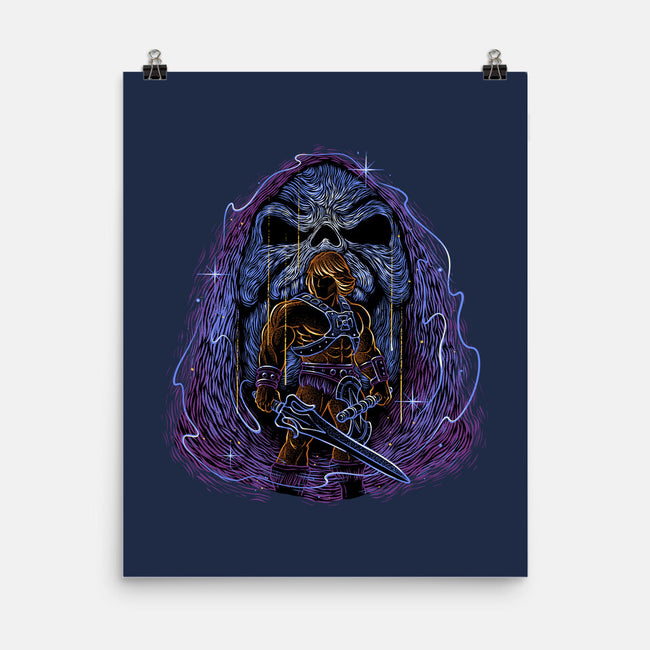 Battle For The Universe-None-Matte-Poster-glitchygorilla