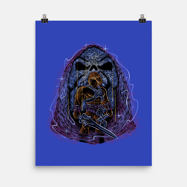 Battle For The Universe-None-Matte-Poster-glitchygorilla