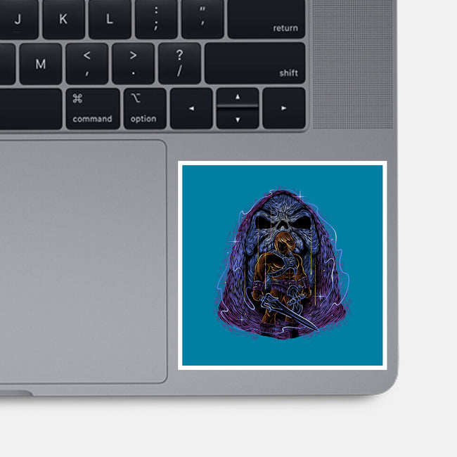 Battle For The Universe-None-Glossy-Sticker-glitchygorilla