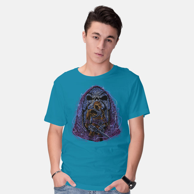 Battle For The Universe-Mens-Basic-Tee-glitchygorilla