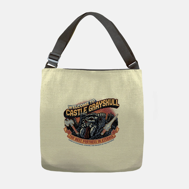 Welcome To The Castle-None-Adjustable Tote-Bag-glitchygorilla