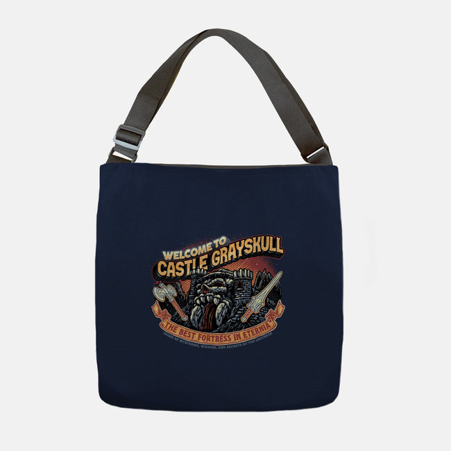 Welcome To The Castle-None-Adjustable Tote-Bag-glitchygorilla