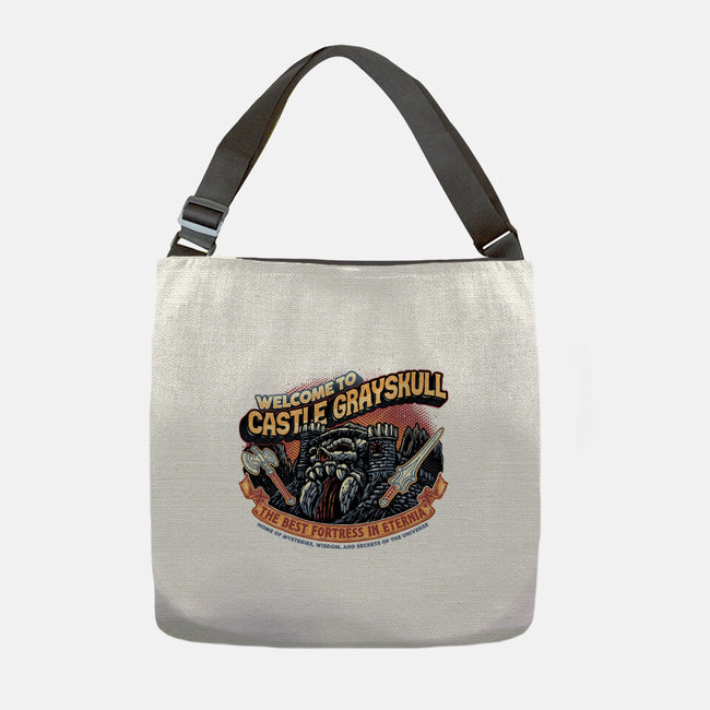 Welcome To The Castle-None-Adjustable Tote-Bag-glitchygorilla